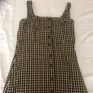 plaid sun dress